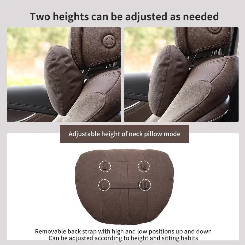 NEW Top Quality Car Headrest Neck Support Seat for Maybach Design S Class Soft Universal Adjustable Car Neck Pillow Waist Pillow