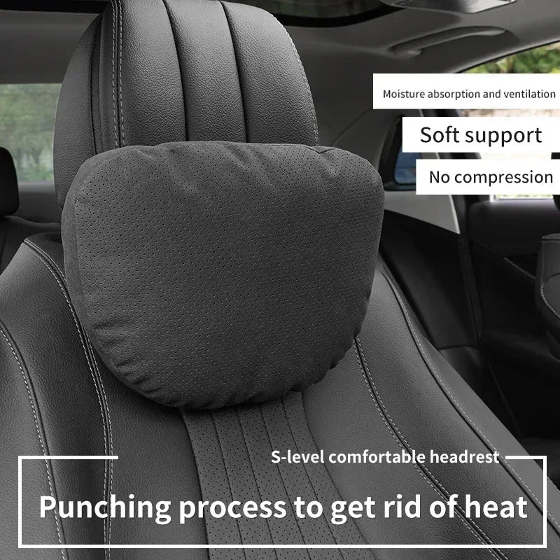 NEW Top Quality Car Headrest Neck Support Seat for Maybach Design S Class Soft Universal Adjustable Car Neck Pillow Waist Pillow
