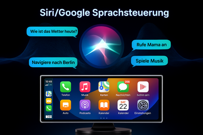 Wireless CarPlay & Android Auto Dashcam | 4K Video, GPS Navigation & 10"/11,26" Display